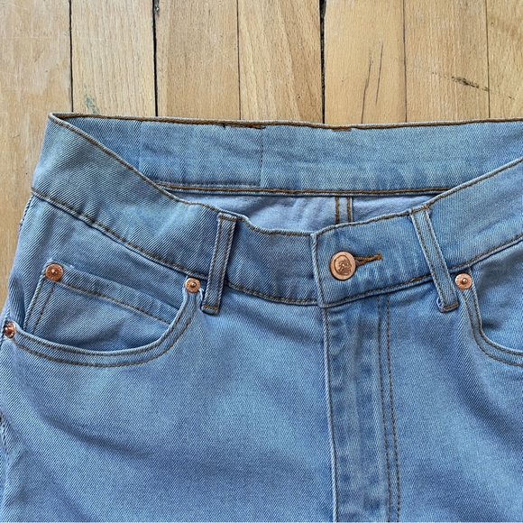 NWOT Cheap Monday Light Wash Purple Ice Second Skin High Waist Skinny Jeans 28 - Picture 4 of 10
